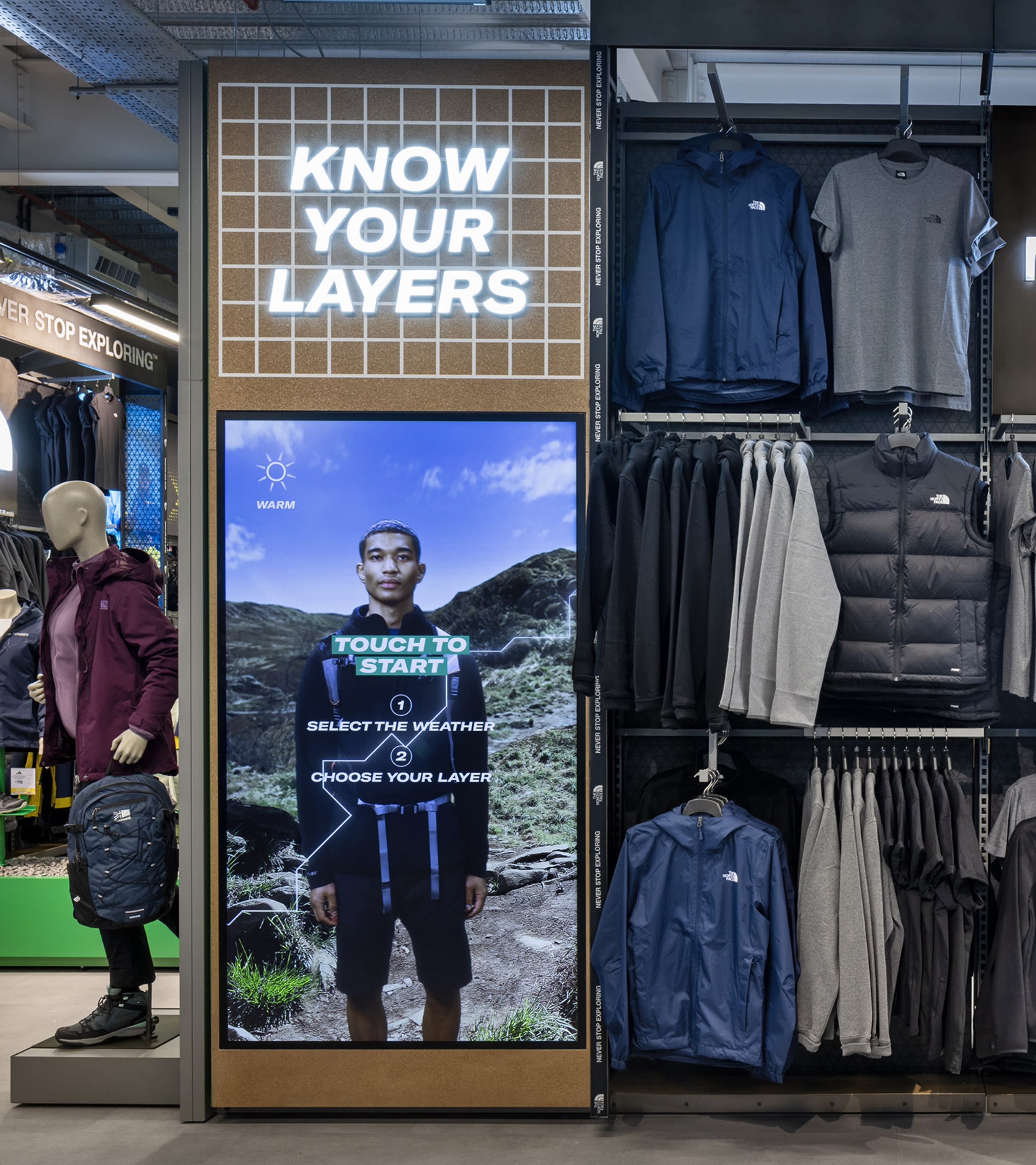 Sports Direct Outdoor department Retail Design The One Off